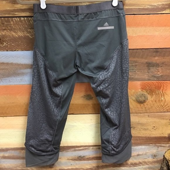 Animal Print Mesh Insert Crop Leggings - Picture 11 of 13